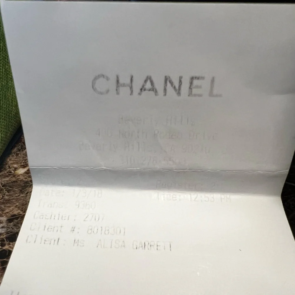 Chanel Crumpled Calfskin Coco Pleats Medium Drawstring Bag Black. - Picture 8 of 10